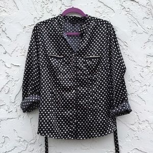 Capacity Unlimited Women’s Polka Dots Top Size XL